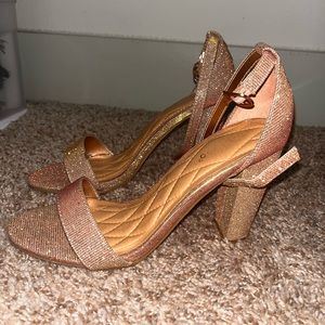 Bamboo Heels Pink Sparkle Heels Women’s 8.5